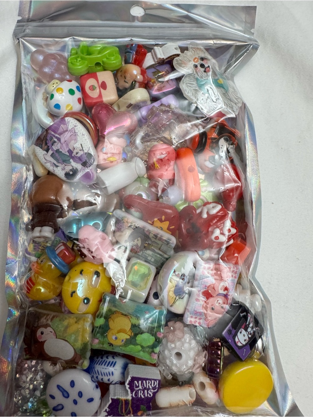 Assorted Bead Bag — Multi-Color Decorative Accessories